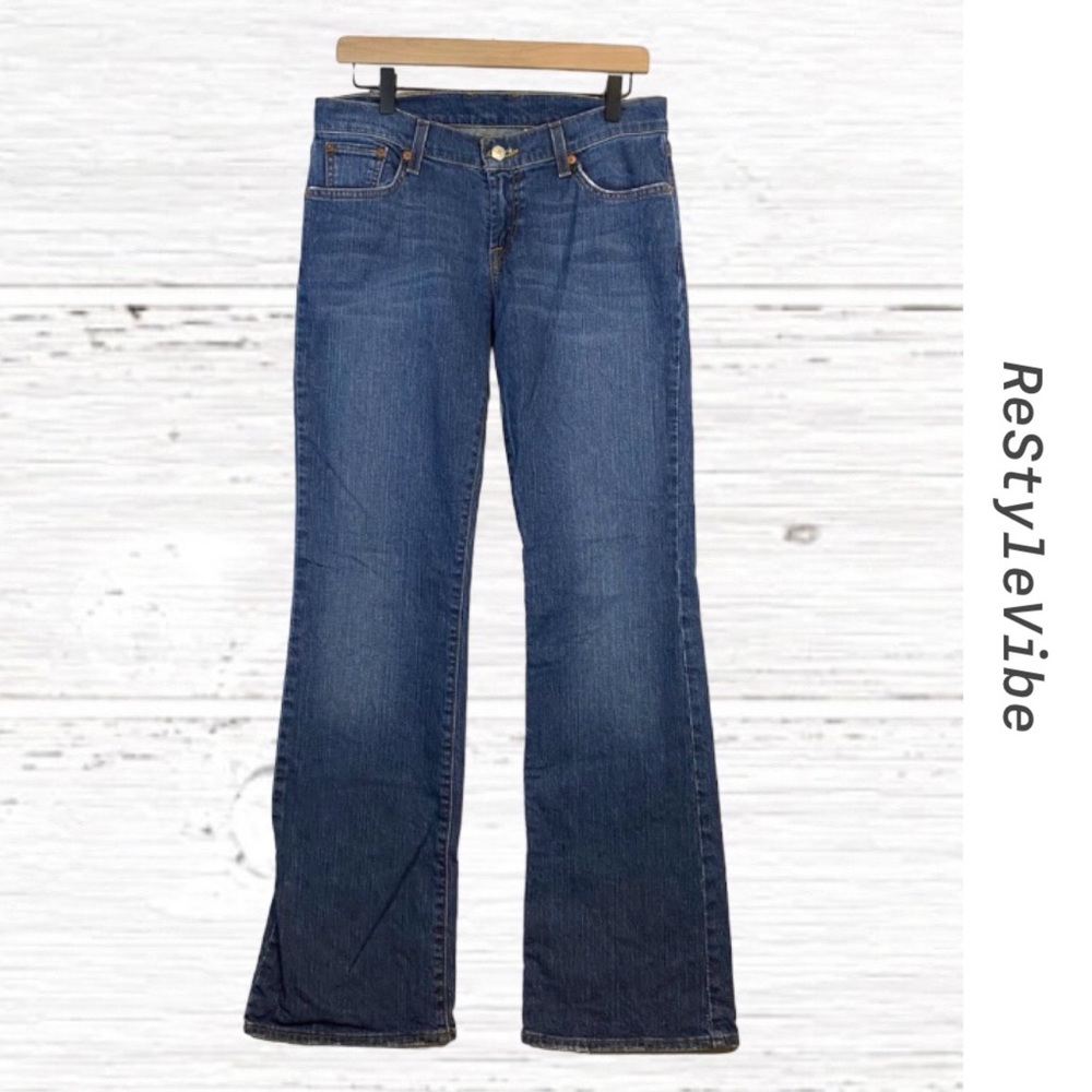 Lucky Brand Dark Blue Wide Leg Jeans